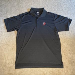 Trail Blazers Black Golf Polo